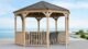 Yardistry Meridian Octagon Gazebo with Cedar Wood & Aluminum Roof (12 ft.) - Image 6