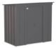 Arrow Classic Steel Storage Shed, 6×4, Charcoal
