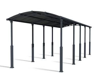 Canopia by Palram Alpine 12 ft. x 35 ft. Carport Kit – Grey Structure & Twin Wall Panels Canopia by Palram Alpine 12 ft. x 35 ft. Carport Kit – Grey Structure & Twin Wall Panels