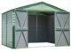 Arrow Select Steel Storage Shed, 10x8, Sage Green - Image 8