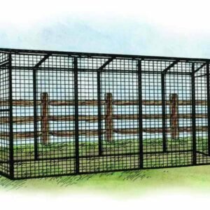 Walk-In 15 ft. Chicken Run (6’6″W x 15’L x 6’3″H)