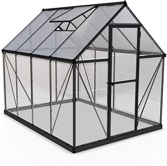 Canopia by Palram Mythos 6 ft. x 8 ft. Greenhouse Kit – Twinwall Panels Canopia by Palram Mythos 6 ft. x 8 ft. Greenhouse Kit – Twinwall Panels