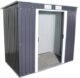 Duramax 8x4 Pent Roof Shed Dark Gray with Off White Trim - Image 4