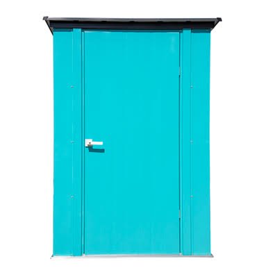 Spacemaker Patio Shed, 4×3, Teal and Anthracite Spacemaker Patio Shed, 4×3, Teal and Anthracite