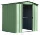 Arrow Classic Steel Storage Shed, 6x5, Sage Green - Image 6