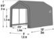 ShelterLogic Shed-in-a-Box 6 x 10 x 6 ft. 6 in. Peak Gray - Image 2