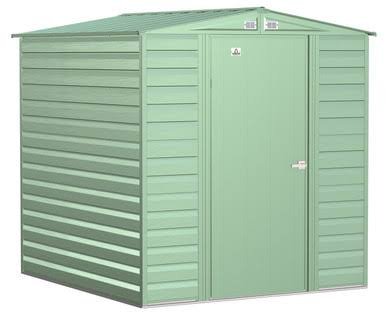 Arrow Select Steel Storage Shed, 6×7, Sage Green Arrow Select Steel Storage Shed, 6×7, Sage Green