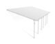 Canopia by Palram Feria 13 ft. x 28 ft. Patio Cover Kit - White, Clear Twin Wall - Image 3