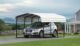 Steel Carport 10 x 15 x 7 ft. Galvanized Black/Eggshell - Image 7