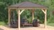Yardistry Meridian Gazebo with Cedar Wood & Aluminum Roof (12 ft. x 12 ft.) - Image 9