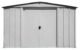 Arrow Classic Steel Storage Shed, 10×8, Flute Grey