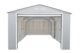 Duramax 12x20 Imperial Metal Garage Lite Gray w/Off White Trim - Image 4