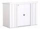 Arrow Classic Steel Storage Shed, 8×4, Flute Grey