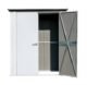 Spacemaker Patio Shed, 5x3, Flute Grey and Anthracite - Image 7