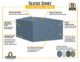 Arrow Classic Steel Storage Shed, 10x12, Flute Grey - Image 4
