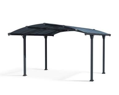 Canopia by Palram Arcadia 12 ft. x 14 ft. Carport Kit – Grey Structure & Twin Wall Panels Canopia by Palram Arcadia 12 ft. x 14 ft. Carport Kit – Grey Structure & Twin Wall Panels