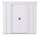 Arrow Classic Steel Storage Shed, 6x4, Flute Grey - Image 5