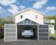 Canopia by Palram Yukon 11 ft. x 9 ft. Garage Shed Kit - Dark Grey - Image 3