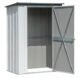 Spacemaker Patio Shed, 4x3, Flute Grey and Anthracite - Image 8
