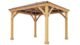 Yardistry 10 x 12 Meridian Gazebo with Cedar Wood & Aluminum Roof - Image 4
