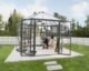 Canopia by Palram Oasis 8 ft. Greenhouse Kit - Grey Structure & Hybrid Panels - Image 4