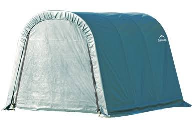 ShelterCoat 8 x 12 ft. Wind and Snow Rated Garage Round Green STD ShelterCoat 8 x 12 ft. Wind and Snow Rated Garage Round Green STD