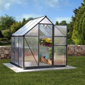 Canopia by Palram Mythos 6 ft. x 6 ft. Greenhouse Kit – Twinwall Panels