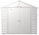 Arrow Select Steel Storage Shed, 8x8, Flute Grey - Image 6