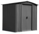 Arrow Classic Steel Storage Shed, 6×5, Charcoal