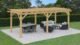 Yardistry 10 x 22 Meridian Cedar Wood Pergola - Image 9