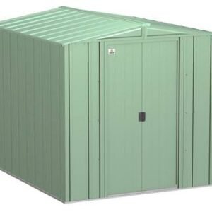 Arrow Classic Steel Storage Shed, 6×7, Sage Green