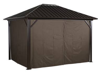 Sojag Curtains for Genova 12 x 12 ft Brown – Gazebo Not Included Sojag Curtains for Genova 12 x 12 ft Brown – Gazebo Not Included