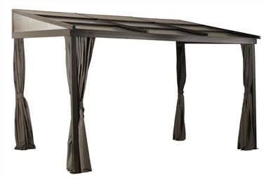 Sojag Budapest Wall-Mounted Gazebo 10 x 12 ft Sojag Budapest Wall-Mounted Gazebo 10 x 12 ft