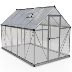 Canopia By Palram Hybrid Hobby 6 ft. x 10 ft. Greenhouse Kit – Hybrid Panels