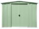Arrow Classic Steel Storage Shed, 8×6, Sage Green