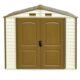 Duramax 8×6 StoreAll Vinyl Shed with Foundation
