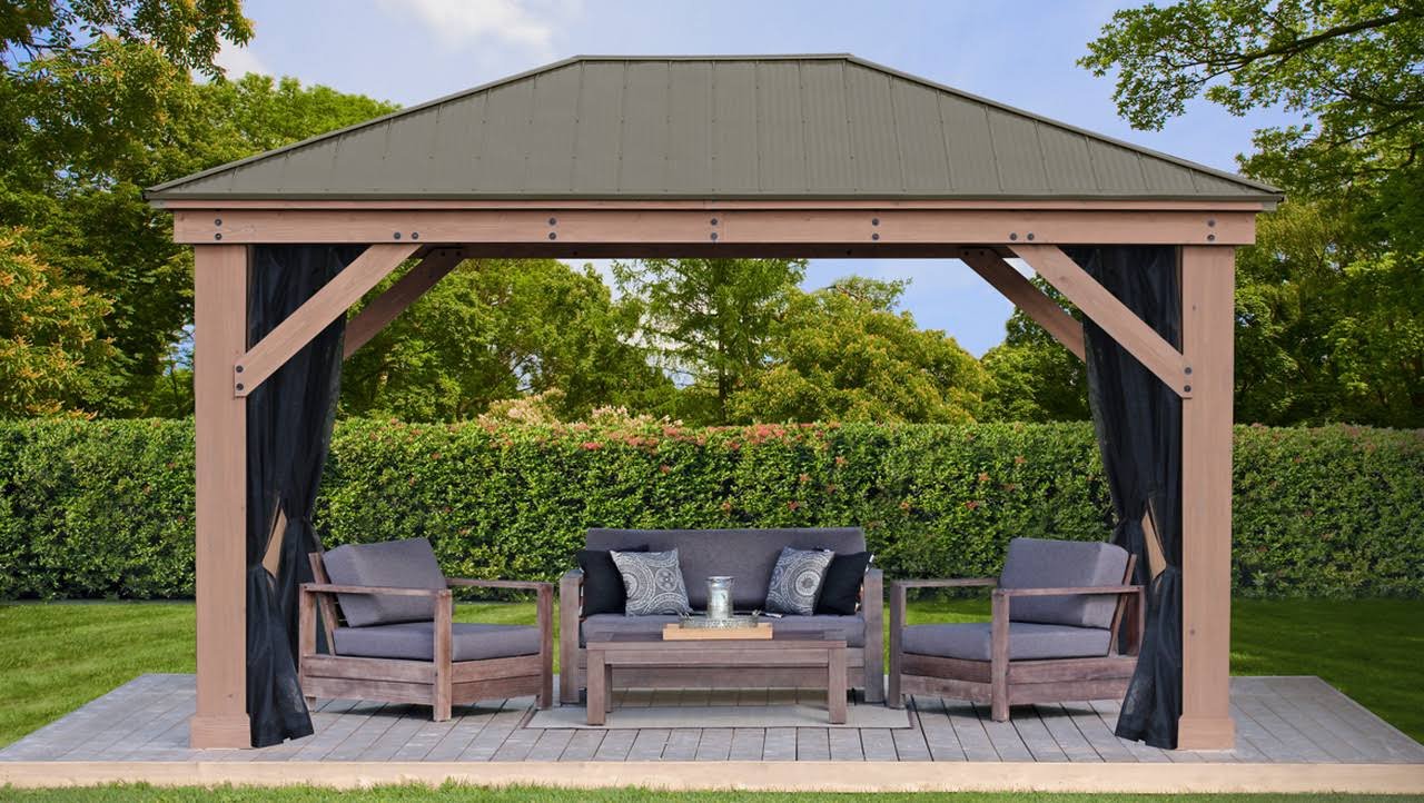Yardistry Mosquito Mesh Kit for Meridian Gazebo (12 ft. x 16 ft.) Yardistry Mosquito Mesh Kit for Meridian Gazebo (12 ft. x 16 ft.)