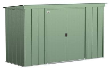 Arrow Classic Steel Storage Shed, 10×4, Sage Green Arrow Classic Steel Storage Shed, 10×4, Sage Green