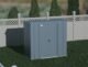 Arrow Classic Steel Storage Shed, 6x4, Blue Grey - Image 6