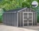 Canopia by Palram Yukon 11 ft. x 17 .2 ft. Garage Shed Kit - Dark Grey - Image 6