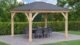 Yardistry Meridian Gazebo with Cedar Wood & Aluminum Roof (11 ft. x 13 ft.) - Image 6
