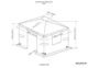 Sojag Universal Winter Gazebo Cover 10 x 12 ft – Grey