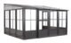 Sojag Charleston Solarium Wall Unit 10 x 13 ft