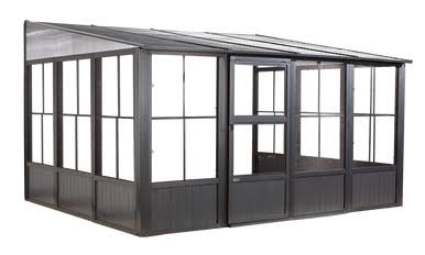 Sojag Charleston Solarium Wall Unit 10 x 13 ft Sojag Charleston Solarium Wall Unit 10 x 13 ft
