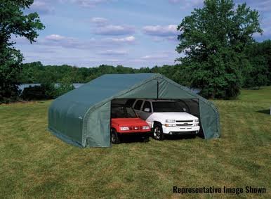 ShelterCoat 22 x 28 ft. Garage Peak Green STD ShelterCoat 22 x 28 ft. Garage Peak Green STD