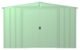 Arrow Classic Steel Storage Shed, 10x14, Sage Green - Image 6