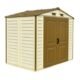 Duramax 8x6 StoreAll Vinyl Shed with Foundation - Image 7