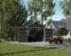 Canopia by Palram Yukon 11 ft. x 9 ft. Garage Shed Kit - Dark Grey - Image 4