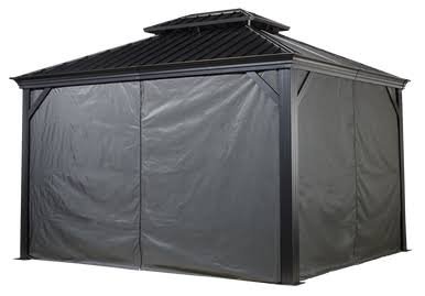 Sojag Curtains for Monaco/Messina/Mykonos/Moreno 10 x 14 ft Grey – Gazebo Not Included Sojag Curtains for Monaco/Messina/Mykonos/Moreno 10 x 14 ft Grey – Gazebo Not Included