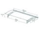 Canopia by Palram Aquila 1500 Door & Window Awning, 5' L x 3' W x 6.5" H - Gray/Solar Gray - Image 2